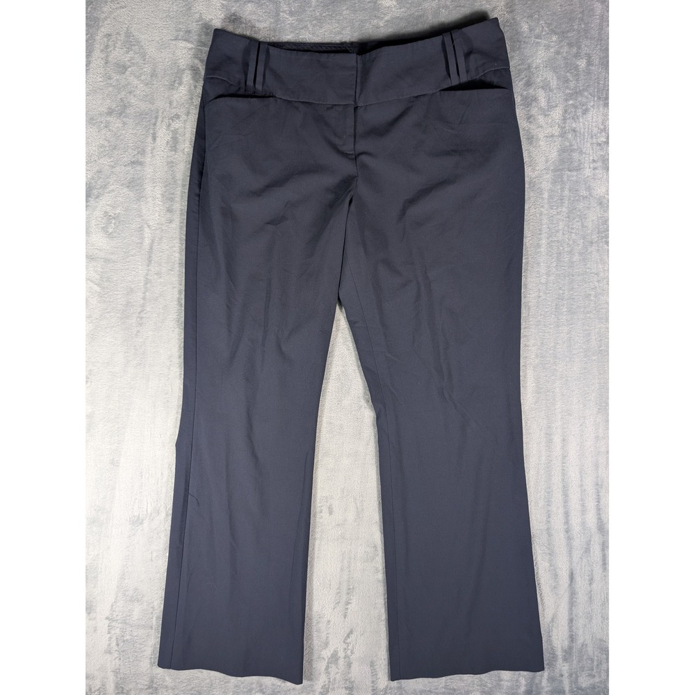 The Limited Cassidy Fit Navy Blue Flare Dress Pants Trousers Women's Size 10S